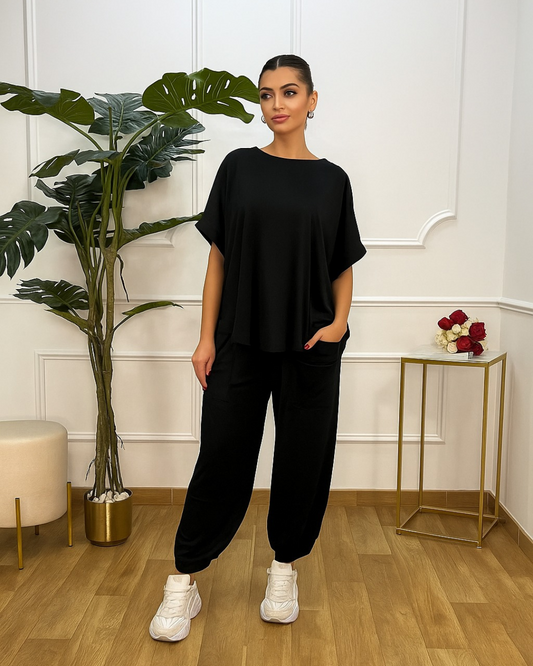 Conjunto de Camisa y Pantalón holgado para mujer®